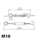 Turnbuckle Wire Tensioner Steel Hook