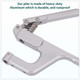S Spring Press Studs Fixing Dies Set with Silver ZYT Table Top Plier
