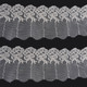 70mm Ivory Flower Pattern Embroidery Lace
