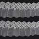 70mm Ivory Flower Pattern Embroidery Lace