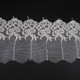 70mm Ivory Flower Pattern Embroidery Lace