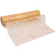 25m x 29cm Organza Roll - Gold Snow Flake Print
