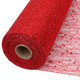 25m x 29cm Organza Roll - Red Sparkle Glitter Sequin