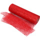 25m x 29cm Organza Roll - Red Sparkle Glitter Sequin