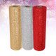 29cm x 25m Organza Rolls (Pack of 3) - Sparkle Glitter Sequin Design - Gold, Silver, Red