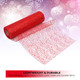 29cm x 25m Organza Rolls (Pack of 3) - Sparkle Glitter Sequin Design - Gold, Silver, Red