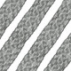 165mm Black Flower Mesh Pattern Embroidery Lace