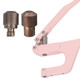 Double Cap Rivet Fixing Die Set with Pink ZYT Table Top Plier