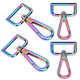 25mm Rainbow Lobster Swivel Clasp (Pack of 2)