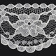 35mm Ivory Crown Pattern Embroidery Lace