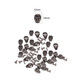 Plastic Skull Heads with Rivets - Pack of 100