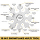 Multifunctional Snowflake Tool - Silver
