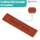 Brown Faux Leather Tags – 4cm Handmade Labels