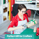Handmade Craft Wooden Buttons & PU Label Pack - 350Pcs