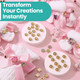Rhinestone & Crystal Gem Buttons Kit with Silver Dome Studs & Die Set