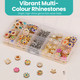 Flower & Star Rhinestone Buttons, Crystal Gem & Dome Stud Kit