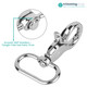 25mm Trigger Snap Hook with Swivel Ring