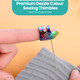 Adjustable Metal Sewing Thimbles – 4 x Medium Sized