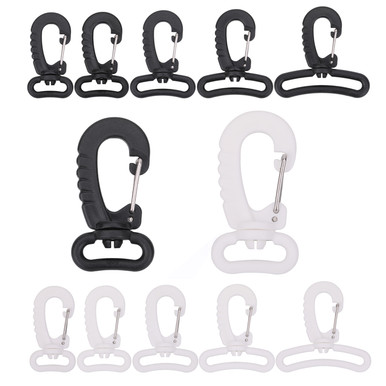 10pcs Strap Snap Hook Plastic Hooks Plastic Clasp Webbing Hook Pet