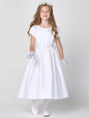 Sweet pea and lilly first communion dress