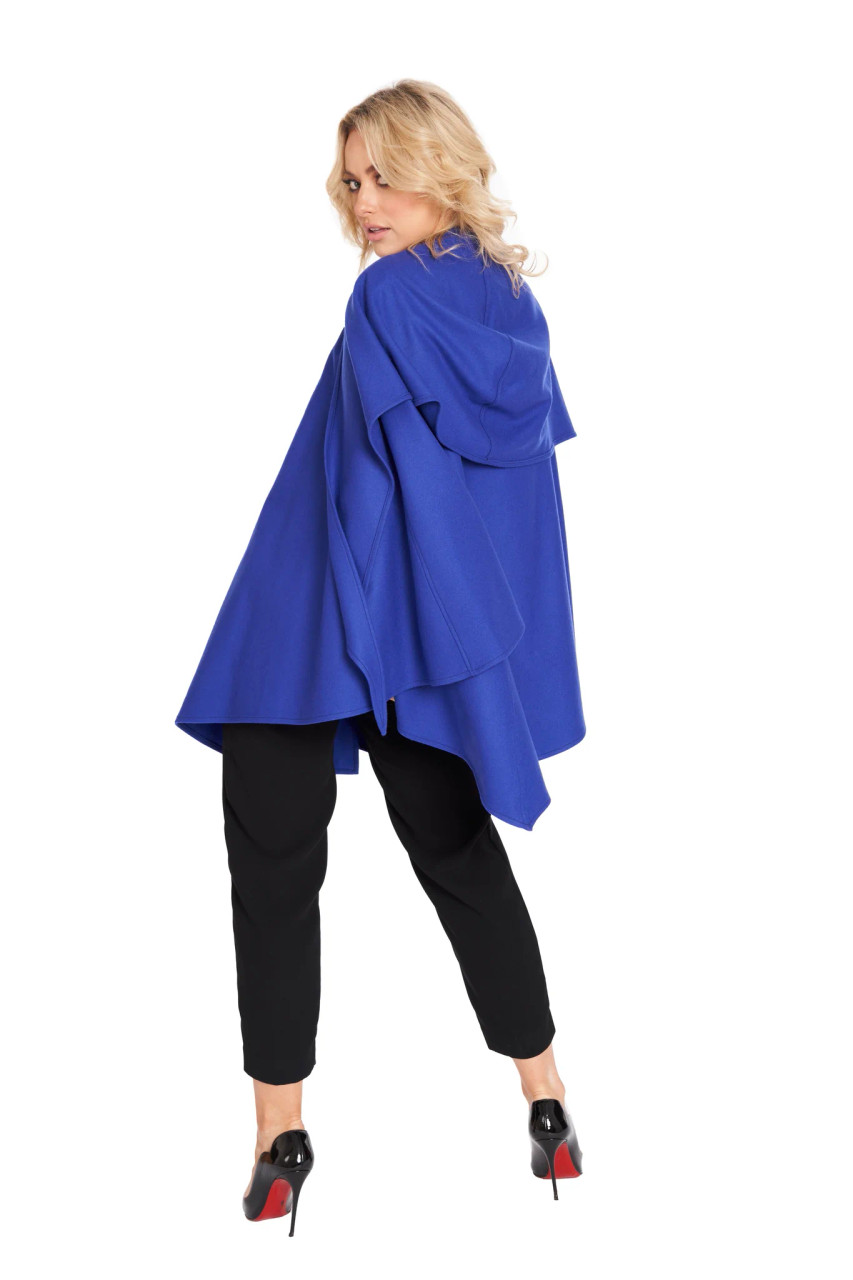 Jimmy Hourihan Wool/Cashmere Short Hooded Cape