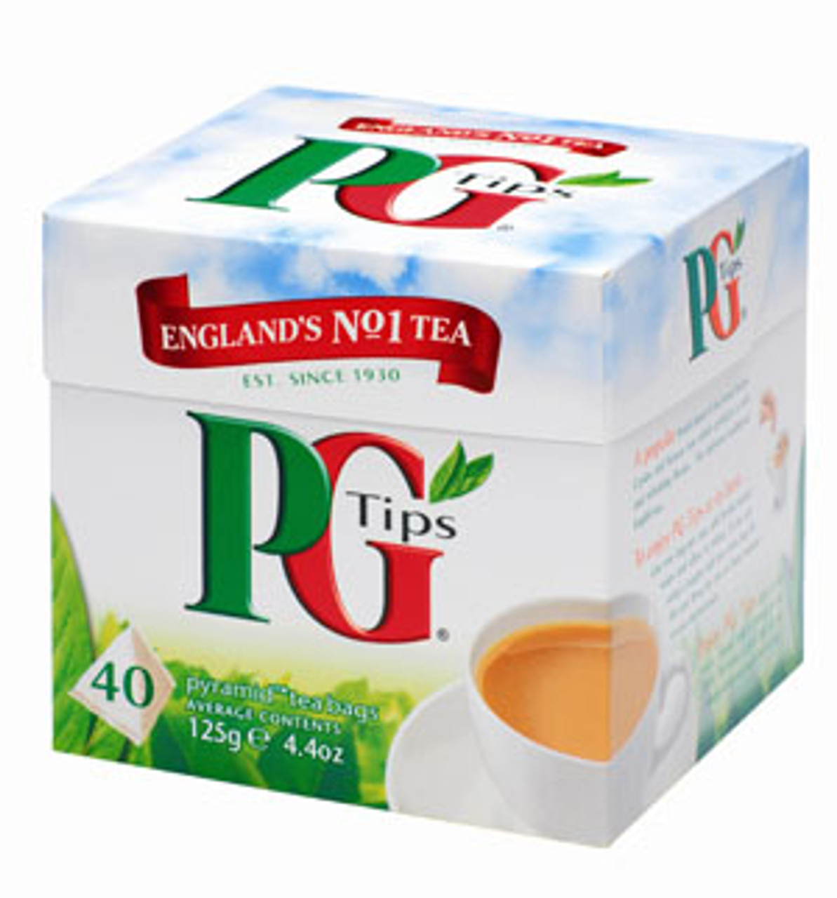 PG Tips 40's 125g, British Tea, Imported Tea, Vegan Tea