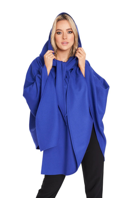 Jimmy Hourihan Wool/Cashmere Short Hooded Cape