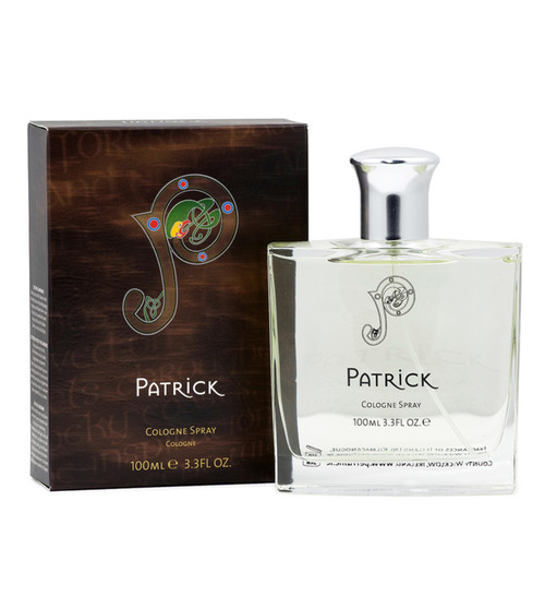 Patrick Fragrances of Ireland 100ml Cologne Spray and Patrick Aftershave bottle.