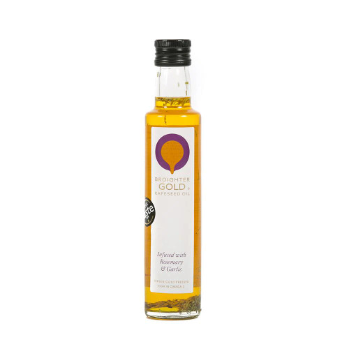 Broighter Gold Rapeseed Garlic & Rosemary Infused Oil 250ml