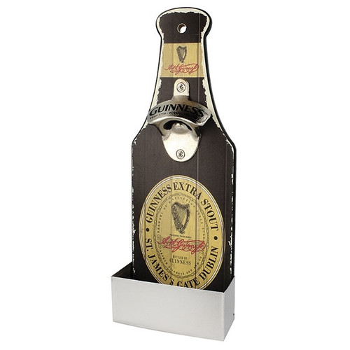 Guinness Nostalgic Wall Mount Opener And Cap Catcher