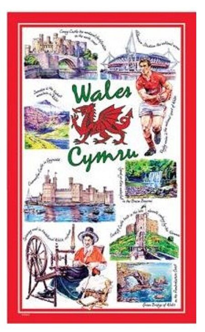 Tea Towel - Iconic Wales