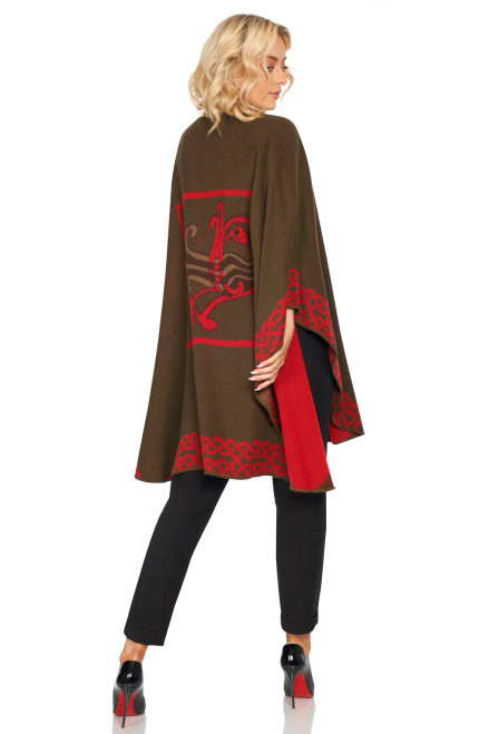 Jimmy Hourihan Wool/Cashmere Short Hooded Cape