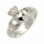 Fado Women's Sterling Silver Claddagh Ring Made in Ireland