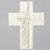 7.5"H COMMUNION WALL CROSS
SILVER SCROLL