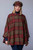 Muckross Weavers Country Cape Rust/Taupe Plaid