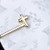 Gold Plated TIE BAR W/CROSS