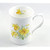 Welsh Daffodil mug with yellow daffodil floral pattern, made in England by Adderley Ceramics Welsh Daffodil mug with yellow daffodil floral pattern, made in England by Adderley Ceramics