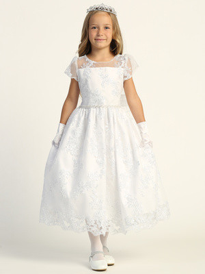 chinese dress ladies Celestial Lace First Communion Dress