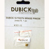 DUBICK 10T 48P PINION BRASS PRESS ON DE501-10