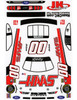 JK 4" HAAS STICKER SHEET #00 Part# SB42U1