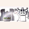 BNM SMALL TIRE INLINE SS SLIP JOINT NOBAR W/ HEAVY NOSE DRAG CHASSIS KIT BNM4002