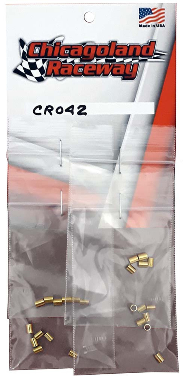 ChiTown .170 Long Brass 3/32 Axle Spacers 24pc CR042
