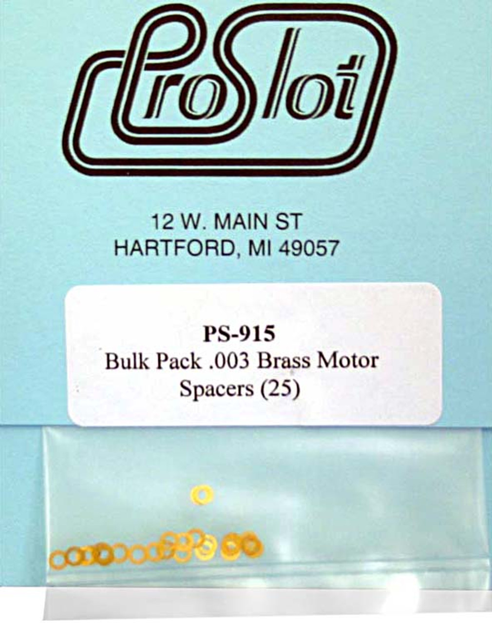 Proslot .003 Brass Armature Spacers - PS-915