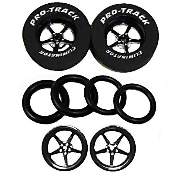 1 1/16 .500 w Black Pro Star Rears, Frts N407IBLSET