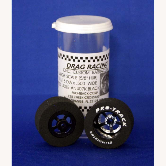 1 1/16 .500 w Black Evolution Rears, Fronts N407KBLSET