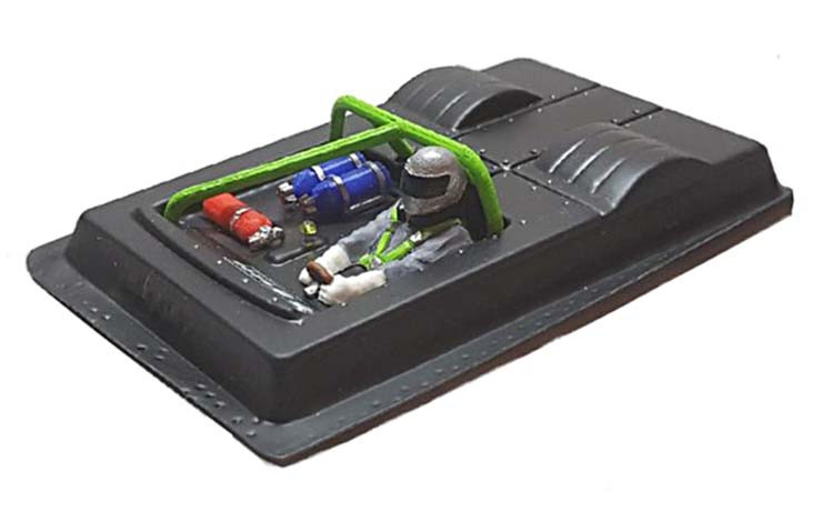 Caveman 3D Drag Painted Interior w/Wheel Tubs 24-0042P