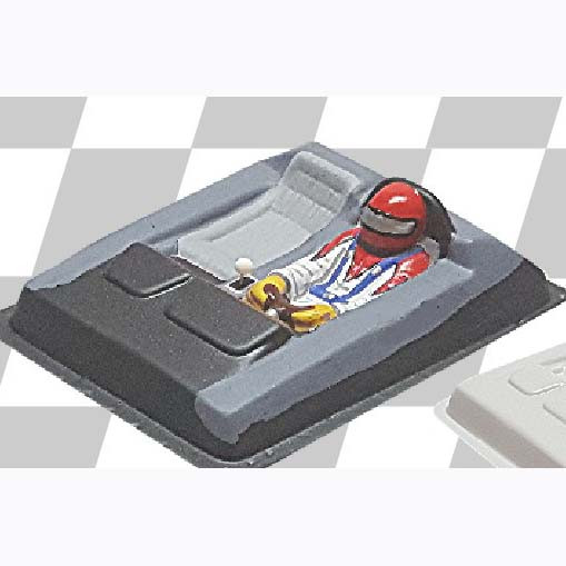 1/24 2 SEAT INTERIOR LEFT HAND DRIVER-PAINTED 24-0212P