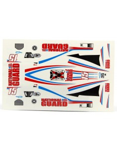Wide Indy/F1 National Guard no.15 Sticker Sheet SB2U4