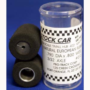 3/32 X .790 X .800 EURO NATURAL .400 hub 313