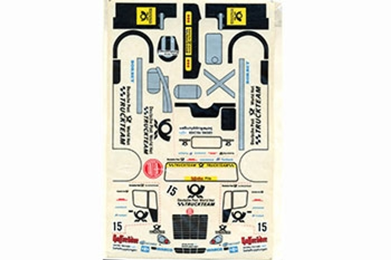 JK 1/24 Tatra Super Truck  Sticker Sheet -JKSB140U1 / JK-7402ST